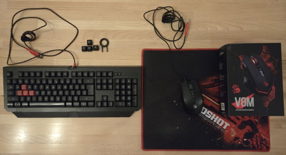 Zestaw logitech mysz V8M + klawiatura b120 super, podkładka