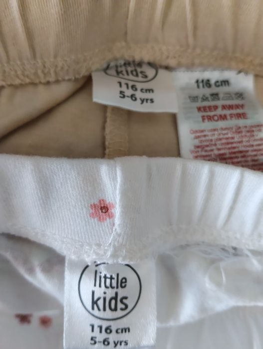 Zestaw kolarek, legginsów 3/4 dla dziewczynki 116