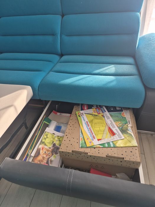 Narożnik z funkcją spania