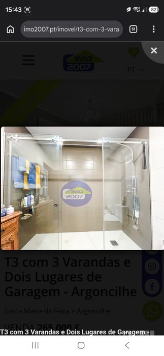 Apartamento t3 picoto