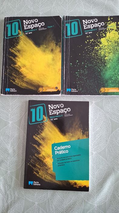 Manual e Caderno Novo Espaço Matemática 10 ano