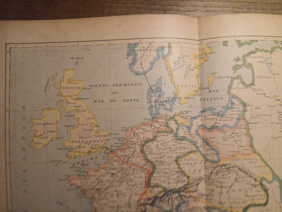 Mapa Europa 1780-1815 (Final Séc XIX, Início Sec. XX)