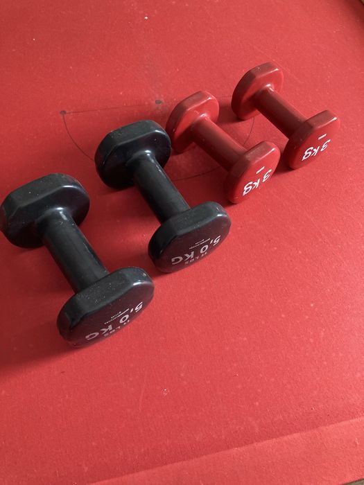 2 Pares de Pesos 5 kG e 3 kG