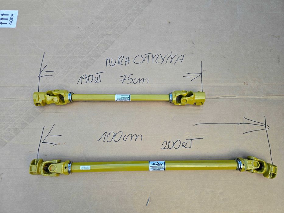 wałek wom przekaźnik mocy 130cm 95cm 80cm