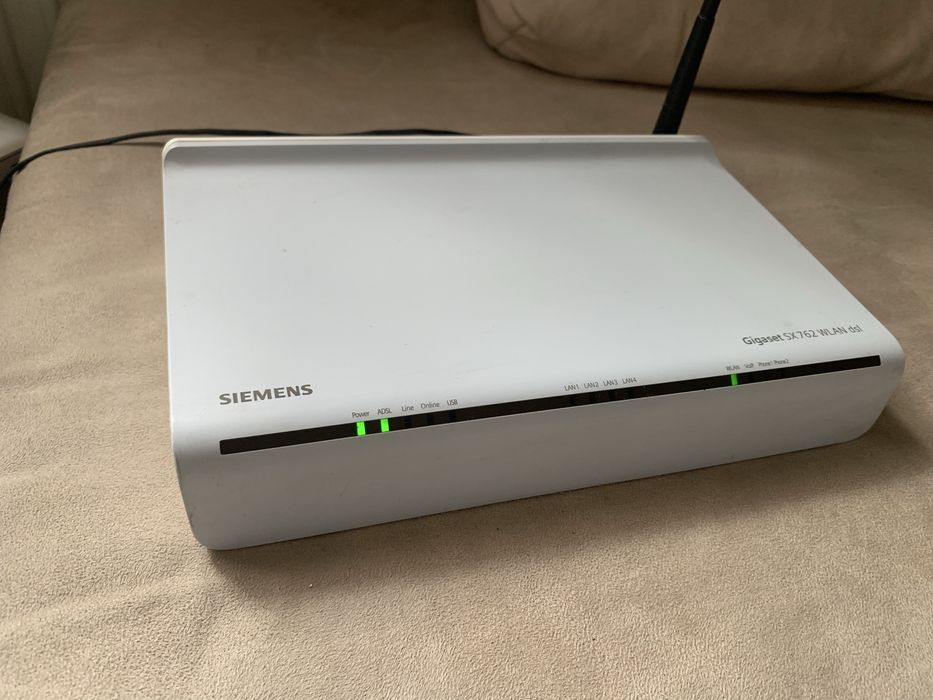 Router Siemens Gigaset SX762 – WiFi, VoIP, 4×LAN, sprawny