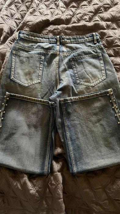 Широкі сині джинси baggy opium