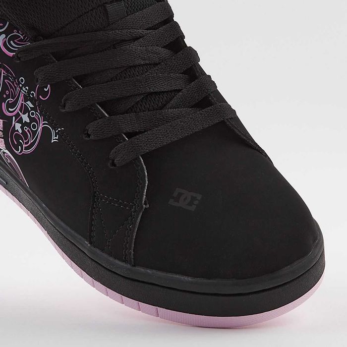 Жіночі кросівки DC Court Graffik "Black Pink Sabbath" Розміри 36-41