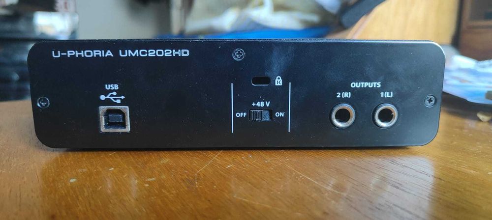 Interface USB Behringer U-Phoria UMC202HD