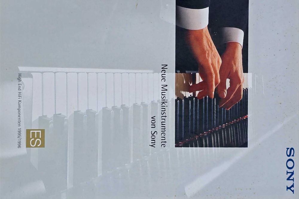 katalog/prospekt SONY ES - High End HiFi Komponenten 1995/199