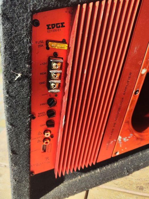 Активний сабвуфер EDGE ED510A/ED7200-E1 750Watt + провода