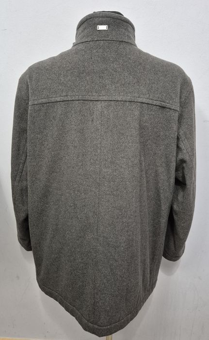 HUGO BOSS roz. 52 L męski płaszcz wełna + kaszmir super stan