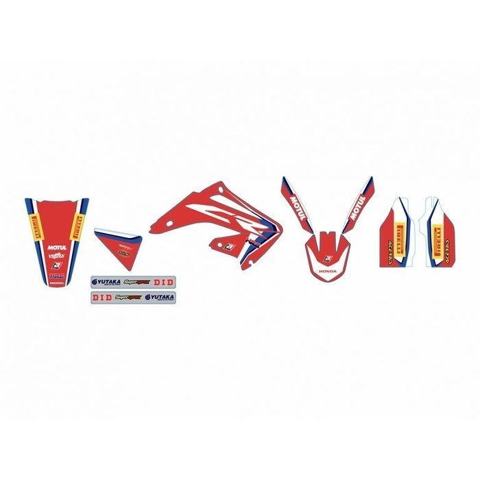 kit autocolantes blackbird replica team hrc 19 honda cr 125 / 250