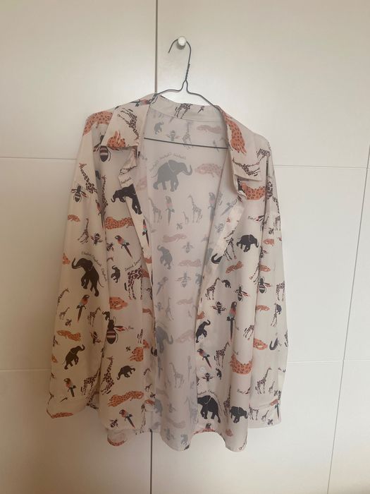 Camisa estampada safari