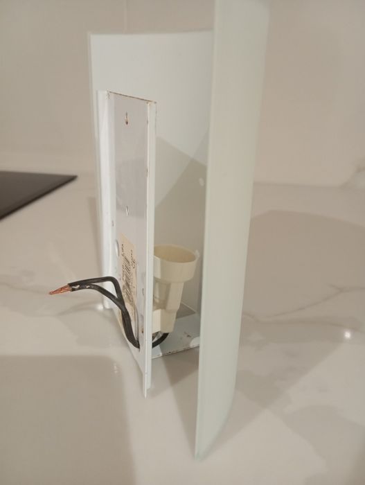 Aplique de parede em vidro