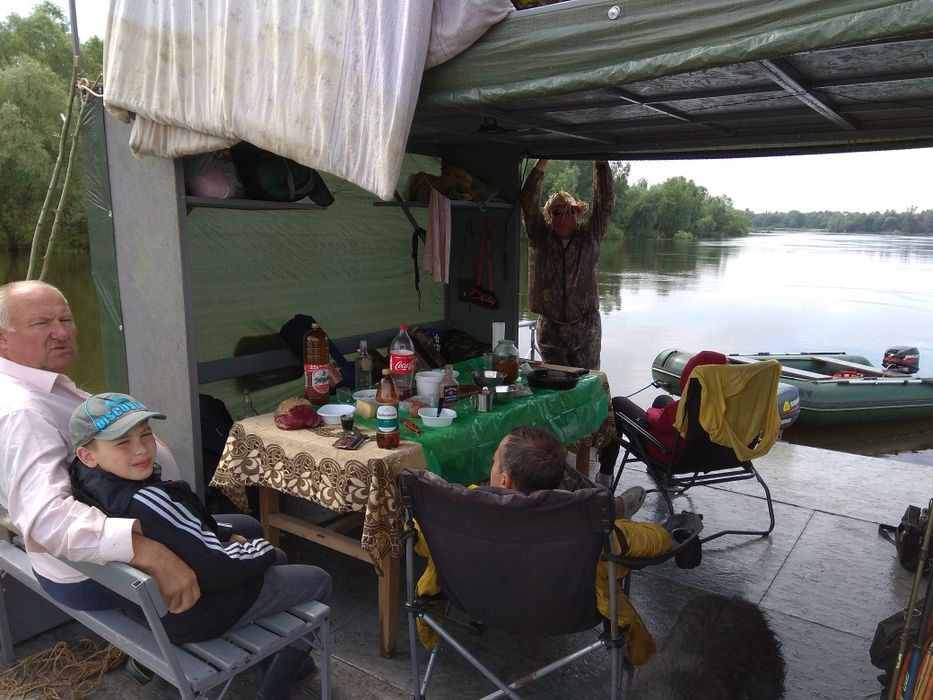 Продам разборной плот. Понтон. Причал.