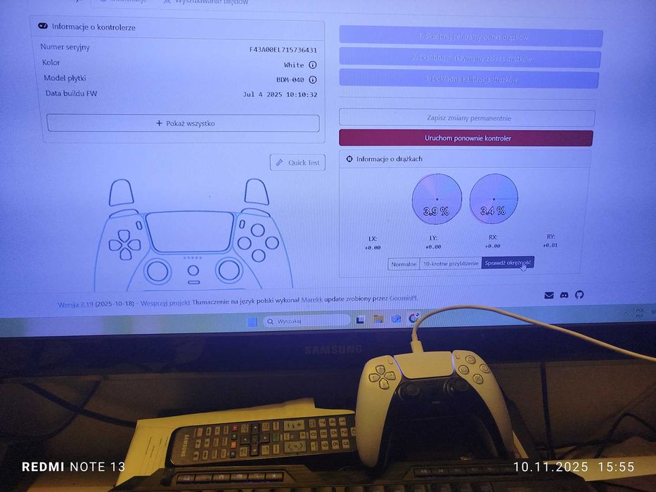 Naprawa Padów PS4/PS5/Xbox Wymiana Analogów(Hall Effect/TMR) Bez Dryfu
