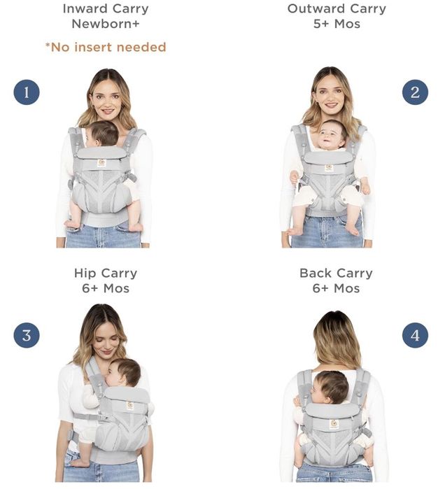 Ergobaby Porta-bebés Omni 360 Cool Air – Como Novo