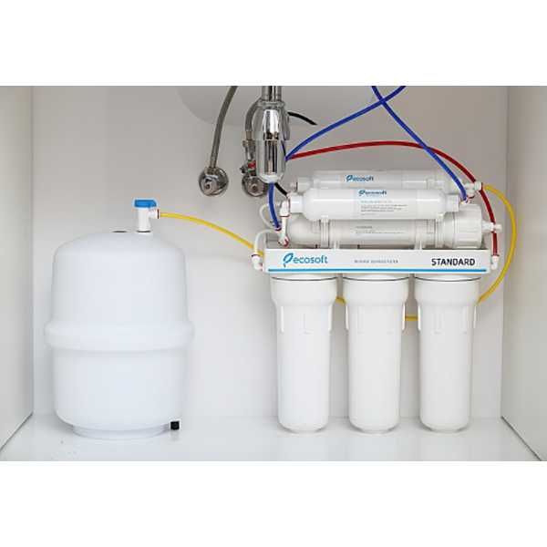Установка фільтра обратного осмоса Vio, Ecosoft, AQUAGUARD та інші