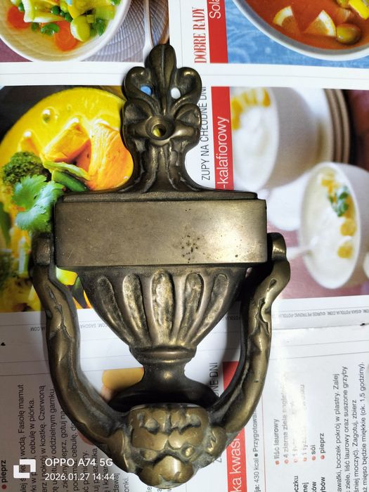 Koładka do drzwi mosiądz