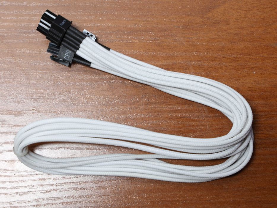 Zestaw kabli Corsair Type 3 Gen 2 Biały – Premium Sleeved