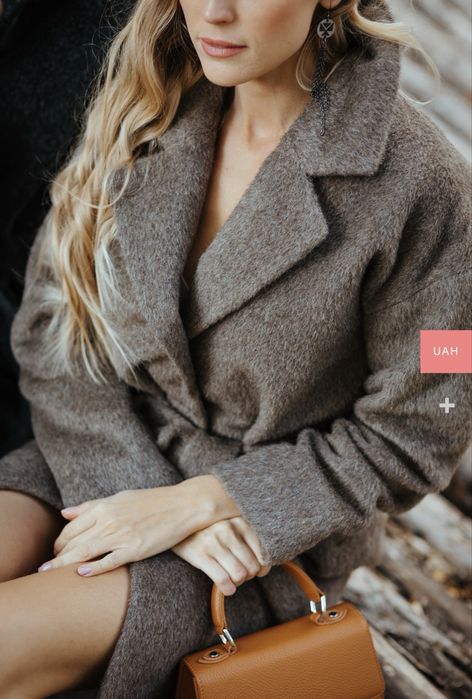 Довге вовняне пальто з альпаки Momot | тепле, весна–осінь