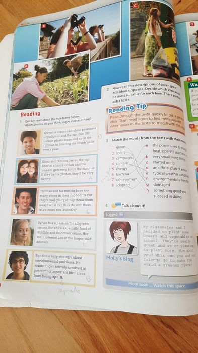 Cosmic B1 Student's Book Persona podręcznik angielski