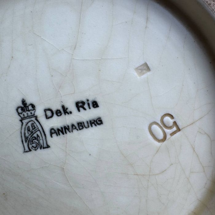 Chodzież Annaburg patera talerz Lata 20 te Art Deco