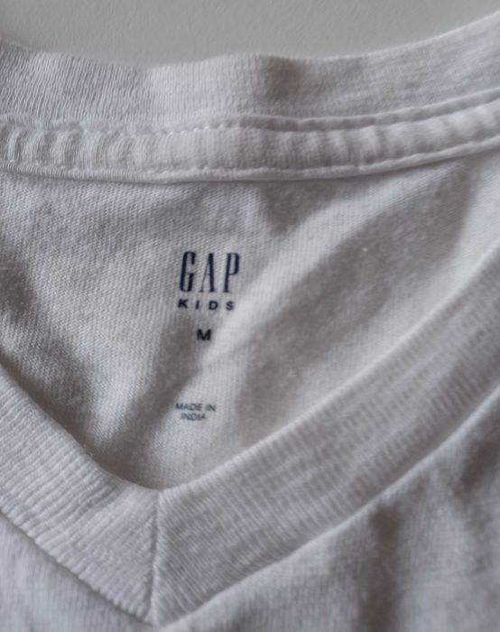 T-Shirt GAP - Branca - Kids - Tamanho M