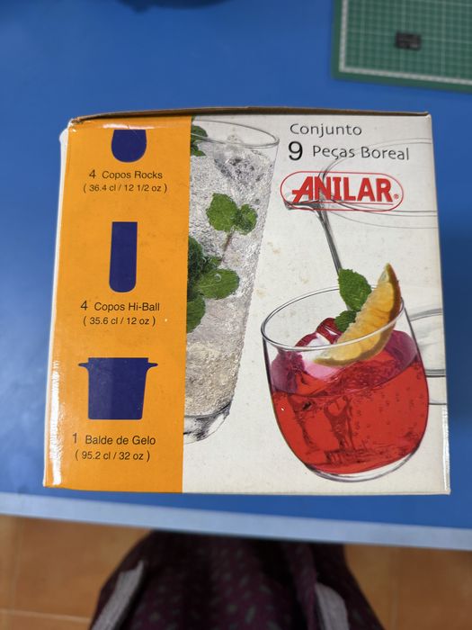 Conjunto 9 peças Anilar - Coleção Boreal