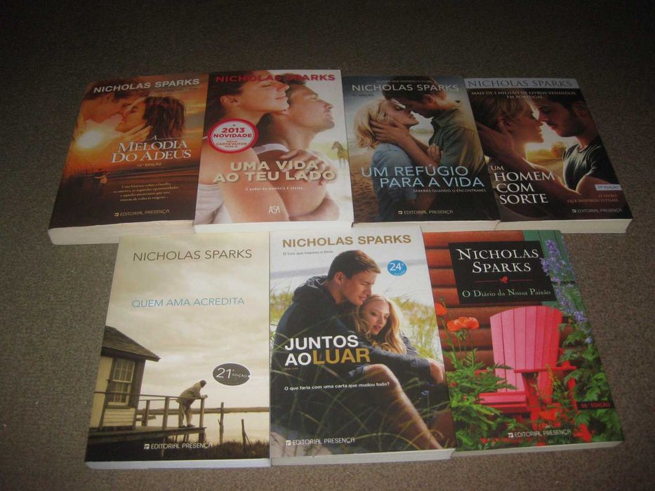 7 Livros de Nicholas Sparks