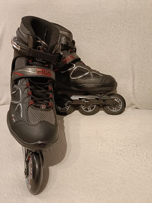 Świetne rolki Fila, rozm. 45 nowe + nowe ochraniacze Gratis!