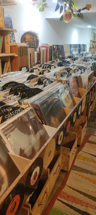 Expositor para discos vinil +- 800 unidades