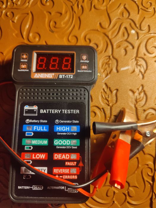Tester akumulatora baterii samochodowej 12V ANENG BT-172