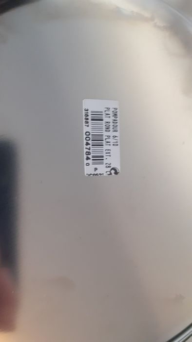 Prato Pompadour Inox