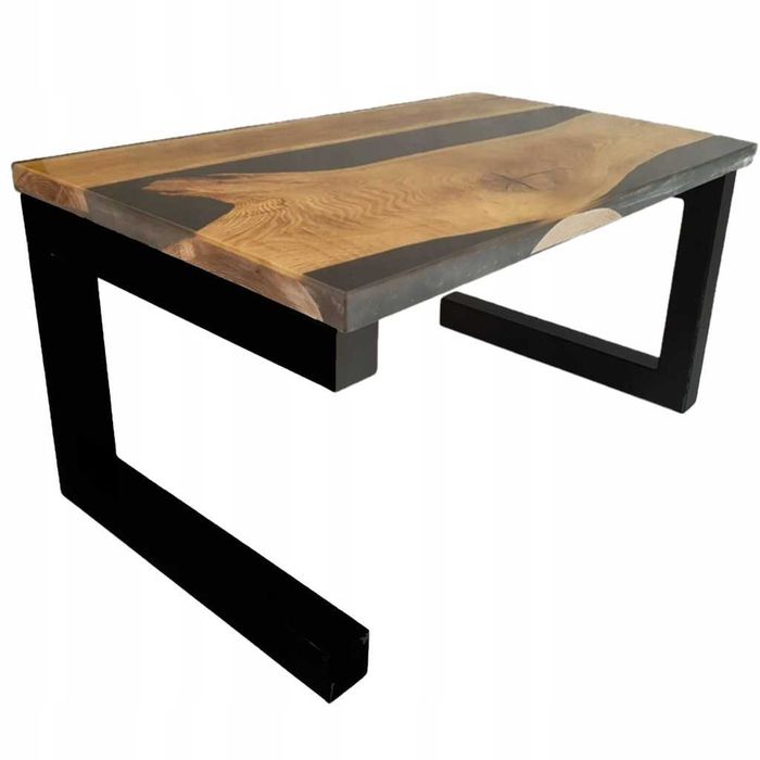 NOGI METALOWE DO STOŁU TYP C LOFT  2 szt. Malowane proszkowo Solidne