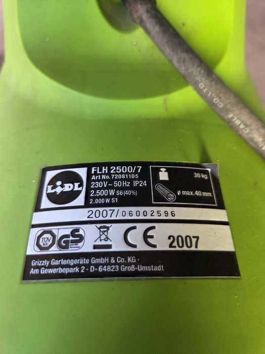 Trituradora de ramos