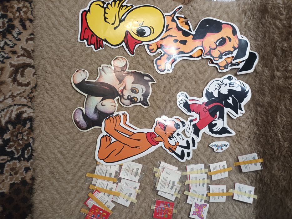 Наклейки, переводилки растишка