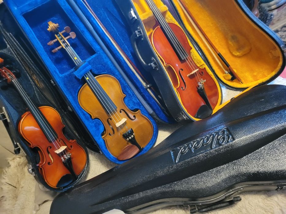 Скрипка Германия, Япония, США, 3/4, 1/2, 4/4, 1/4, 1/16, 1/8