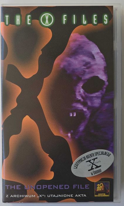 Kaseta wideo VHS z filmem The X Files