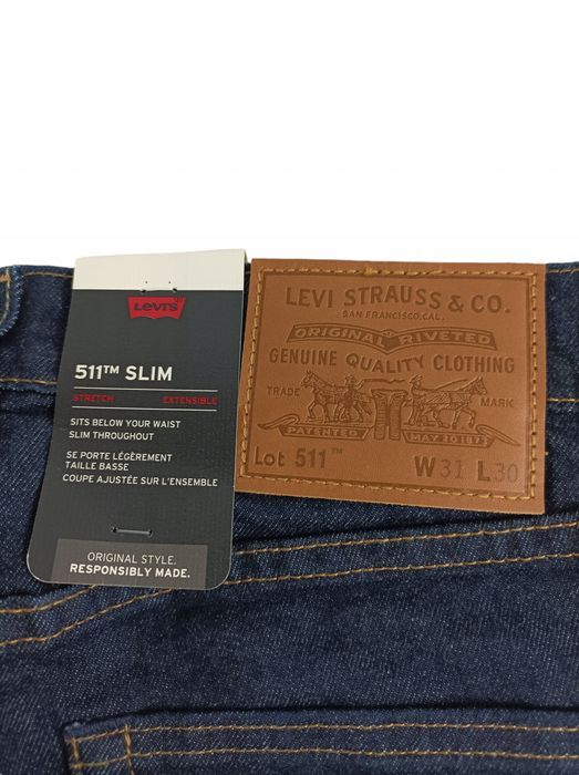 Levi's 511TM Slim, spodnie jeansowe męskie, r.31/30