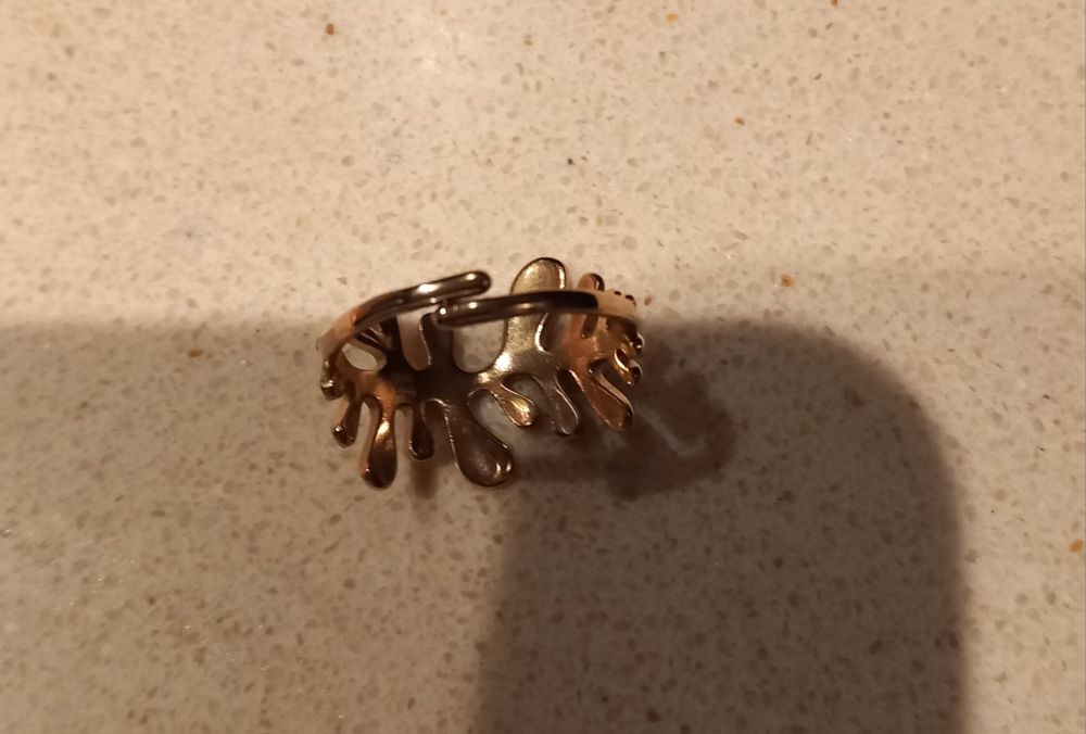 Anel(Massimo Dutti)Novo Dourado