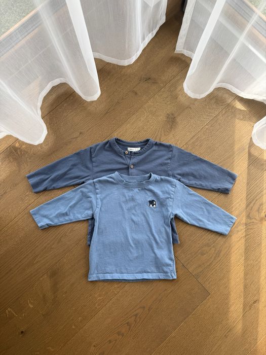 Bluzki z długim rękawem 86 92  komplet dla chłopca koszulki