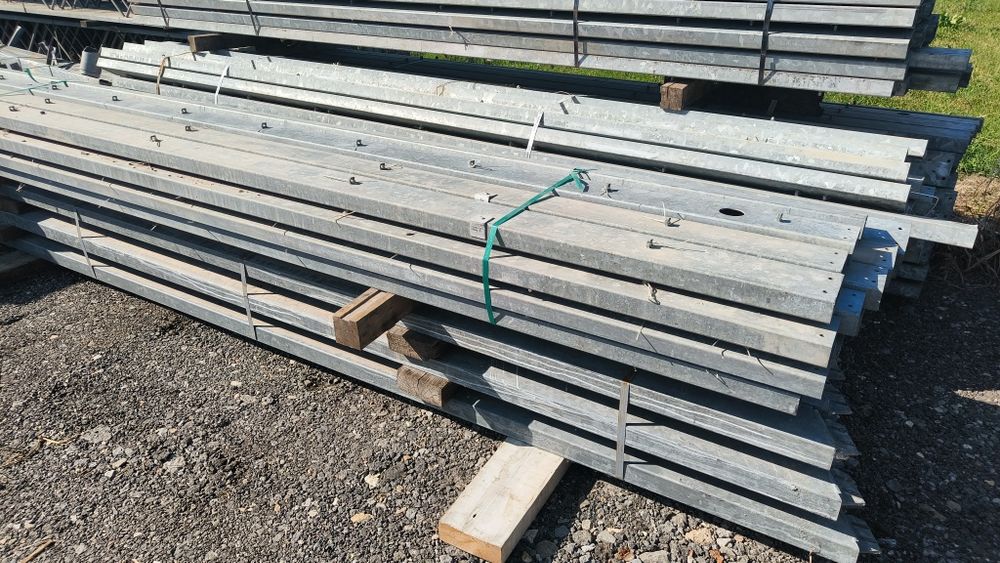 Słup 120x50x3 - Profil stalowy ocynkowany - długość 3,9m