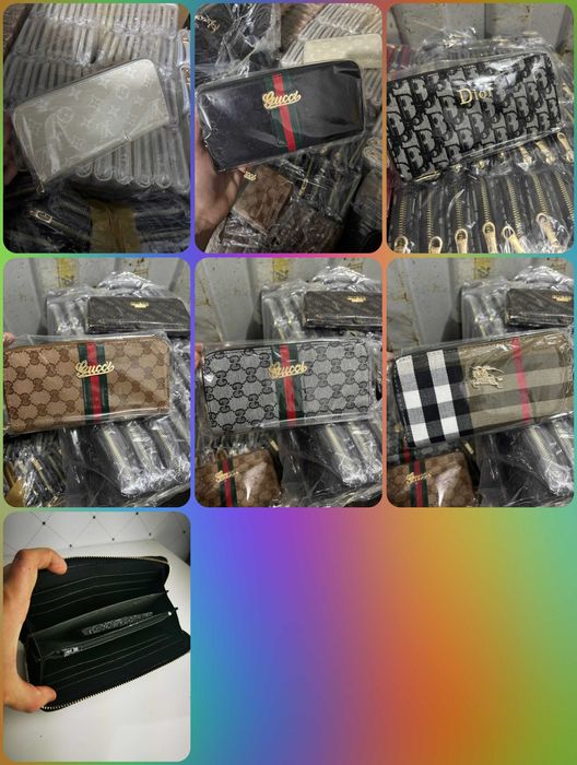 Portfele Damskie Louis Vuiton Burberry dior Premium