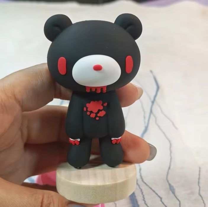 Фигурки Глуми Gloomy bear черный розовый медведь Глумі