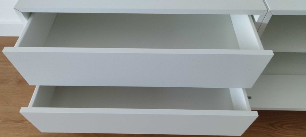 Movel TV, branco, 210x35x35 cm