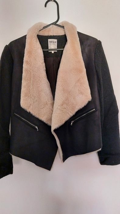 Casaco curto de pêlo Zara