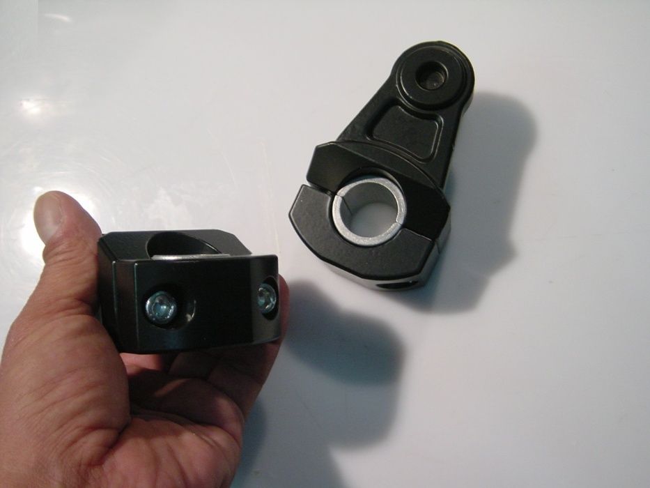 Aumentos / elevadores de guiador em alumínio