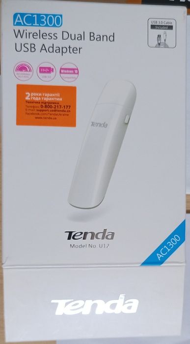 USB адаптер Wi-Fi Tenda U12 AC1300