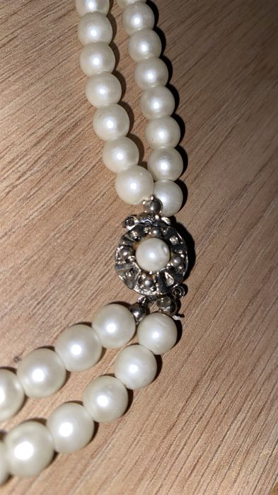 Perły naszyjnik prl vintage retro z pereł akoya ?